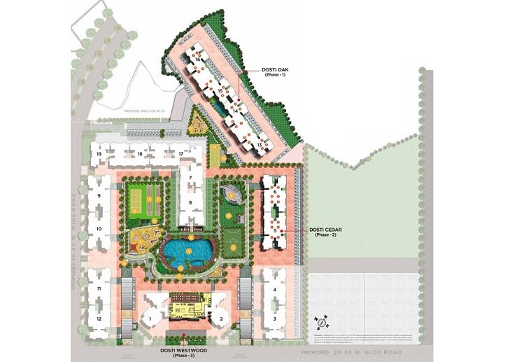 Dosti Hadapsar Annex Floor Plan